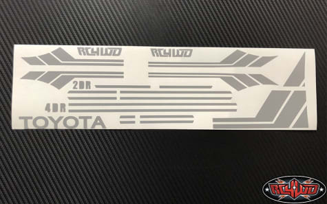 RC4WD RC4Z-B0174 - RC4WD Clean Stripes for Mojave Ii 2/4 Door Decal Sheet (Grey)