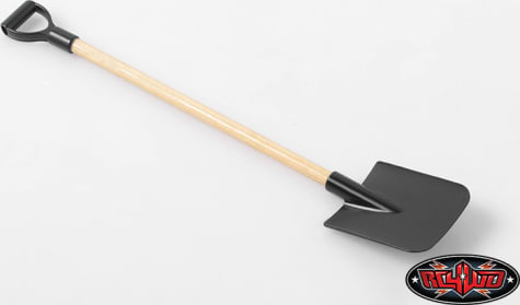 RC4WD RC4Z-S1740 - Wooden Handle Boulder Flat Shovel 1:10 scale diorama accessory