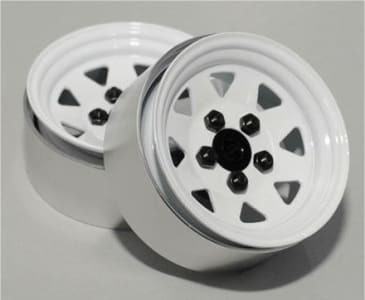 RC4WD RC4Z-W0127 - 5 Lug Wagon 1.9 Steel Stamped Beadlock Wheels pin drive