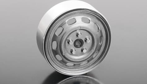 RC4WD RC4Z-W0312 - Stamped Steel 1.7 10-Oval Hole Wheels (Plain)