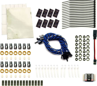 RC Lights RCL5034 - Switching Head & Electronic Brake Lights 5mm 14