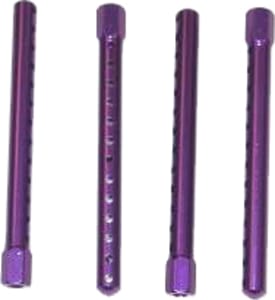 Redcat RER02144 - Aluminum body mounts (4 pieces)(purple)