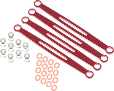 Redcat RER30283 - Rear Links (Aluminum)(Red)(4 pieces)