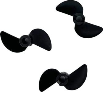 Rage RC RGRB1423 - Propellers 3 ; Black Marlin Ex Ex Bl