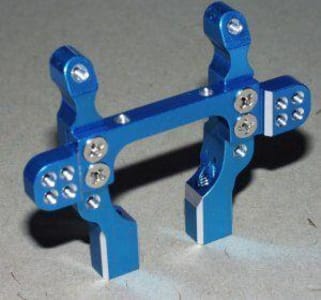 GPM Racing RGT3208 - Associated RC10gt Blue Aluminum Rear Bulkhead