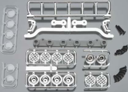 RPM R/C Products RPM80923 - Roof Mount Light Bar Set Chrome Short Course