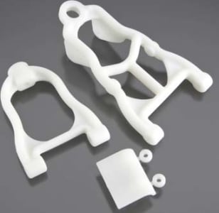 RPM R/C Products RPM82141 - Front A-Arm Upper/Lower Dyeable White Baja 5b/5t