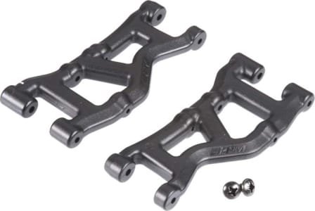 RPM R/C Products RPM73432 - Front A-arms 2 Black; ASC B44 B44.1 B44.2