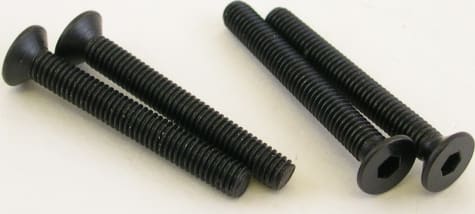 Hot Racing RSAV1011CS2 - M3x23mm FHCS Flat Head Cap Screws (4)