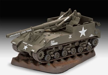 Revell RVL03280 - 1/76 M40 G.M.C. Self-propelled artillery plastic model kit