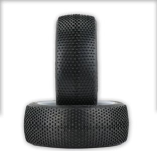Raw Speed RC RWS161202SSB - SuperMini 1/8 Buggy Tire SuperSoft with Black Insert Tire Only (