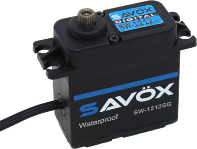 Savox SAVSW1212SG-BE - Waterproof High Torque High Voltage Coreless Digital Servo 0.