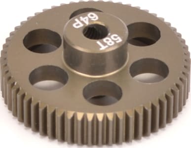 Core RC CR6458 - Pinion Gear 64DP 58T (7075 Hard)