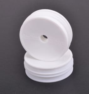 Schumacher Racing Products Ltd SCHU4104 - Wheel Front Slim 2WD - Flexlite White - pr