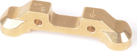 Schumacher Racing Products Ltd SCHU7663 - discontinued Brass RR Strap 3.0 17g - Cougar-Laydown