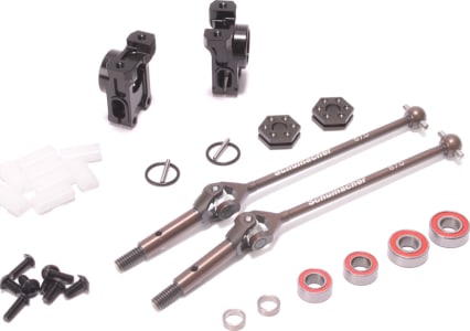 Schumacher Racing Products Ltd SCHU8802 - Optional alum Rear Hub / UJ Assembly (-2mm) - L1R