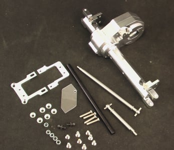 Hot Racing SCP12LC08 - discontinued Silver Aluminum Moa Steering Axle Kit Axial Ax10 Sc
