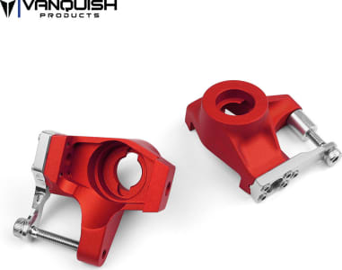 Vanquish Products VPS02904 - Aluminum Knuckles for Axial Scx10-Ii Red