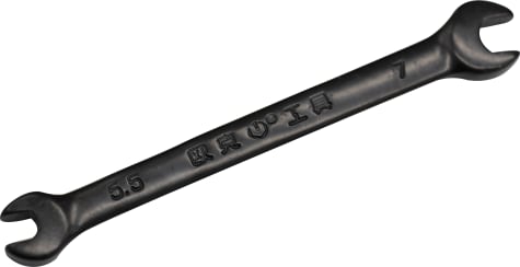 Hot Racing SDW55T70 - discontinued 15 deg offset Open End Wrench 5.5MM 7MM