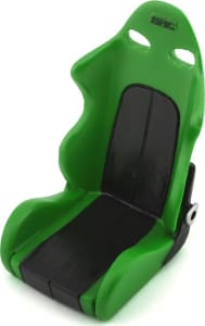 SIDEWAYS RC SDW-BSEATV2-GR - Scale Drift Bucket Seat V2 (Green) for 1:10 scale model car