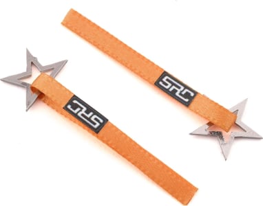 SIDEWAYS RC SDW-TSL-STARH-OR - Scale Drift Nylon Tow Strap w/Star Hook (Orange) (2)