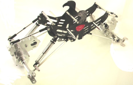 Hot Racing SEC1601 - Tamiya Clodbuster Aluminum Custom Rock Crawling Chassis