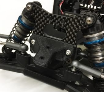Schelle Racing Innovations SHL-SCH1406 - B6.1 Low Front Wing Mount 3d with Screws
