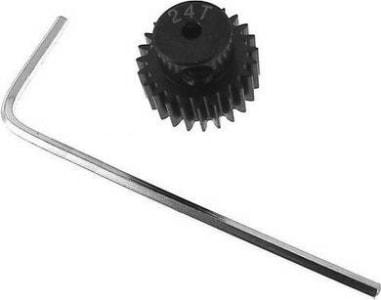 Hot Racing SMLT4824 - Steel 24 Tooth Pinion Gear Mlst