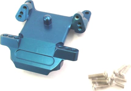 GPM Racing SMT012A - Losi Mini-T Blue Aluminum Front Upper Chassis