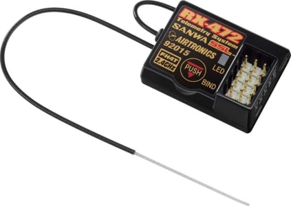 Sanwa/Airtronics SNW107A41119A - Sanwa 4-Channel RX-472 Telemetry Receiver