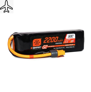 Spektrum SPMX223S50 - 2200mAh 3S 11.1V Smart G2 LiPo 50C; IC3