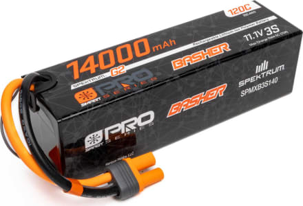 Spektrum SPMXB3S140 - 14000mAh 3S 11.1V Smart Pro Basher LiPo 120C; IC5