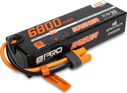 Spektrum SPMXB3S68 - 6800mAh 3S 11.1V Smart Pro Basher LiPo 120C; IC5