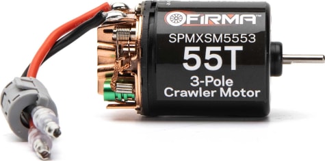 Spektrum SPMXSM5553 - Firma 55T Rebuildable 3 Pole Brushed Crawler Motor