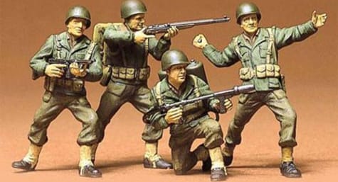 Tamiya USA TAM35013 - 1/35 US Army Infantry Plastic Model