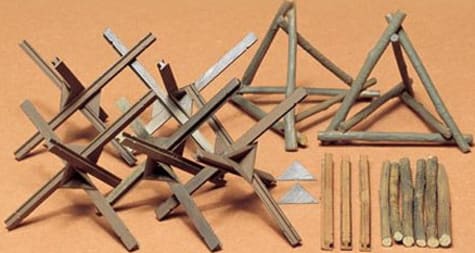 Tamiya USA TAM35027 - 1/35 Barricade Set
