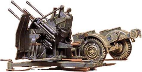 Tamiya USA TAM35091 - 1/35 Flakvierling 38 2cm Flak Plastic Model