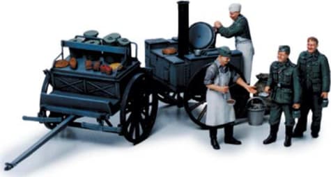 Tamiya USA TAM35247 - 1/35 German Field Kitchen Scenery