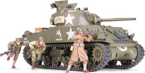 Tamiya USA TAM35250 - 1/35 M4A3 Sherman 75mm Plastic Model