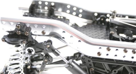 Tamiya TAM54049 - Rc Cr01 Ladder Frame (2 pieces) - Luster Silver