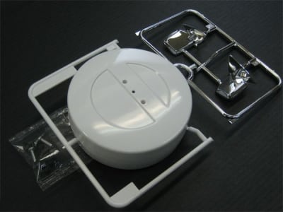 Tamiya TAM54675 - Tire Cover/Side Mirror Set Metal Plated