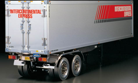 buy Tamiya TAM56302 1/14 Semi Truck Box Trailer Kit