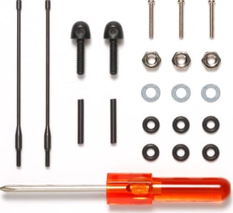 Tamiya TAM56555 - RC Metal Display Antenna Set 1/14 Scale