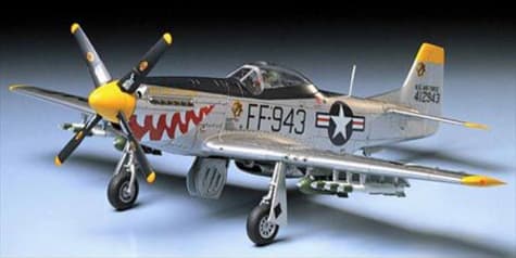 Tamiya USA TAM61044 - 1/48 F51D Mustang Korean War