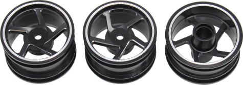 Hot Racing TTDR325T01 - discontinued Aluminum 5 spoke wheel set T03-01