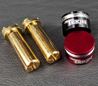Tekin TEKTT4008 - 5mm Bullets 90deg Lopro heat sink 2 pieces
