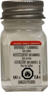 Testors TES1145TT - Enamel 1/4 Oz Gloss White