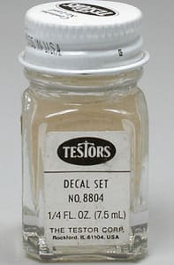Testors TES8804TT - Plain Decal Set Solution 1/4 oz