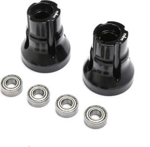 Team Losi Racing TLR144003 - Rear Axle Mount Set 3 Degree AL BLK: LMT TTLMT