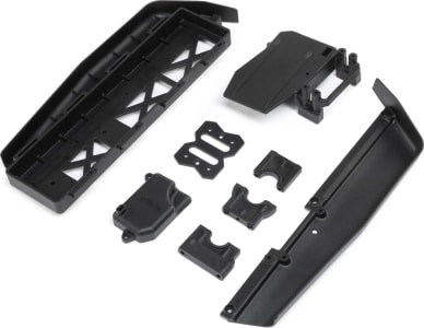 Team Losi Racing TLR241071 - Battery Tray Center Diff & Servo Mount: 8XE 2.0